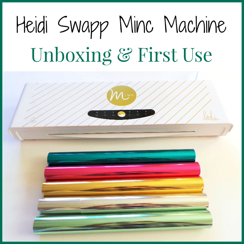 How to use the Minc Foil Applicator from Heidi Swapp 